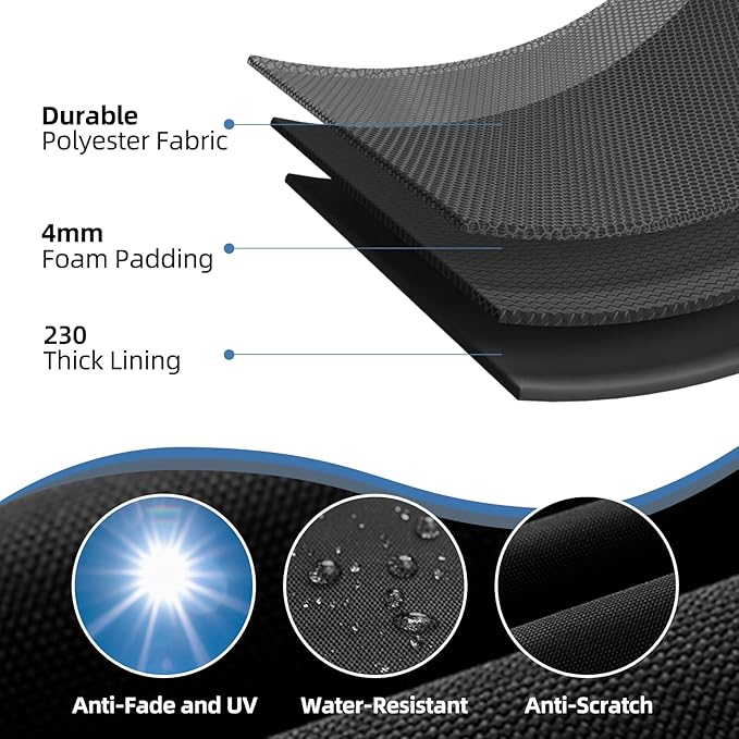 Carry Bag for Ninja Woodfire Outdoor Grill, Accessories for Ninja Wood Fire Smoker Grill OG700 Series, Padded Carrying Case with Muti-Pockets and Shoulder Straps, Water-Resistant (Bag Only)