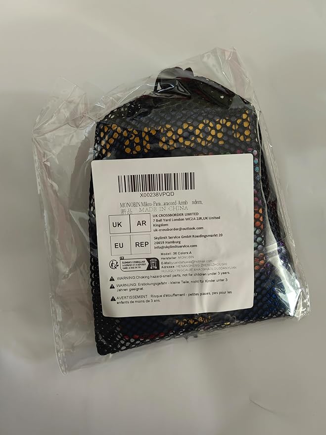 MONOBIN Paracord 550 Combo kit, 24 Colors 10ft Paracord Rope with Instruction, Multifunction Parachute Cord for Making Paracord Bracelets, Lanyard, Dog Collar, Idea for Gift…