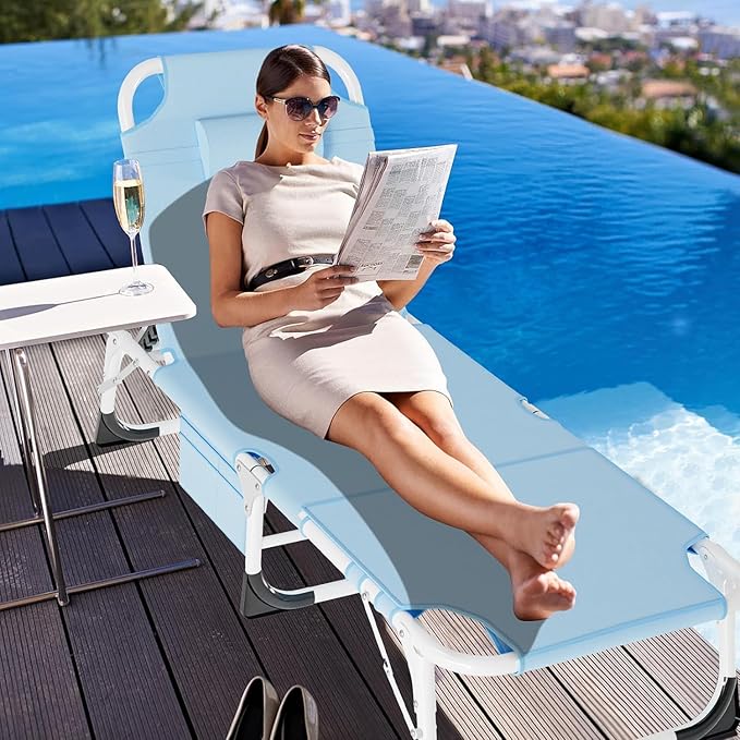 ABORON Folding Camping Cot for Adults, Heavy Duty 3-in-1 Bed for Guest Sleeping, Adjustable Double-Layer 1200D with Mattress & Carrying Bag for Home, Office, Vacation, Hospital Use