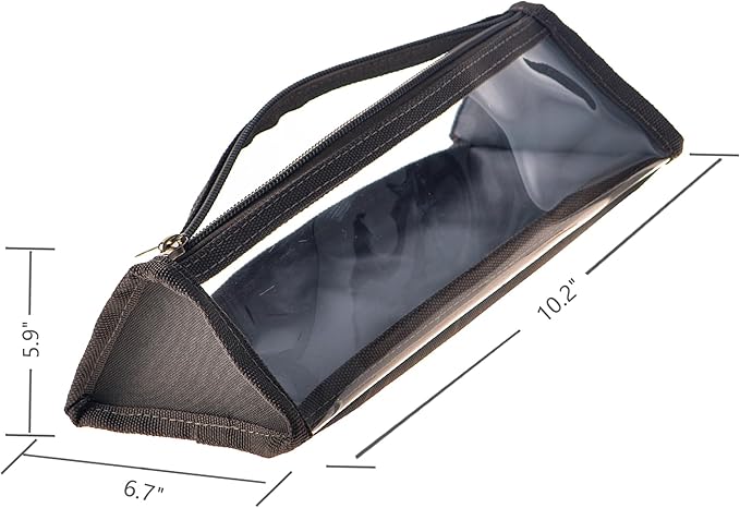 TSA Approved Clear Toiletry Shaving Bag 3 Pack 3 colors Transparent Vinyl Makeup Bag See Through Travel Cosmetic Bag Carry-on Travel accessories Essentails Packing Orgnaizer for Men & Women