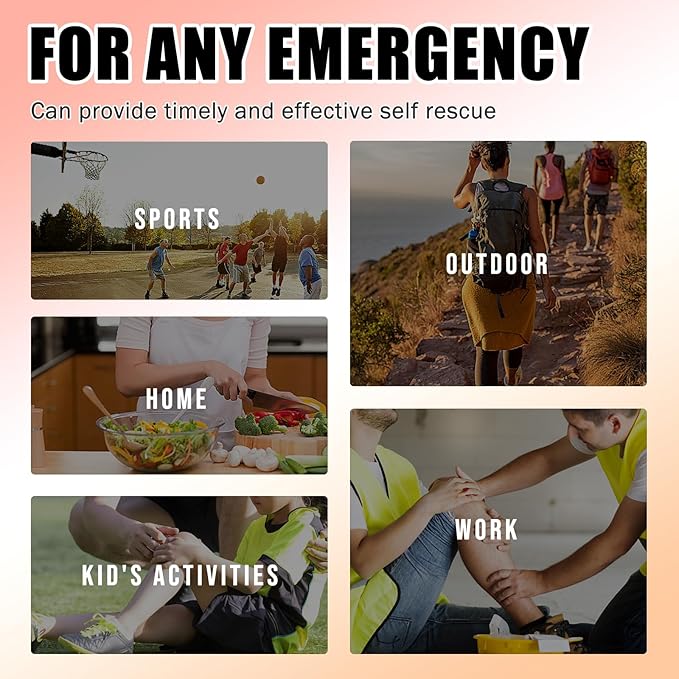 Carbou Emergency Wound Closure Strips - 2 Pcs - Zip Stitch Butterfly Bandaids - Laceration Closure Kit - Stitchless & Easy to Use