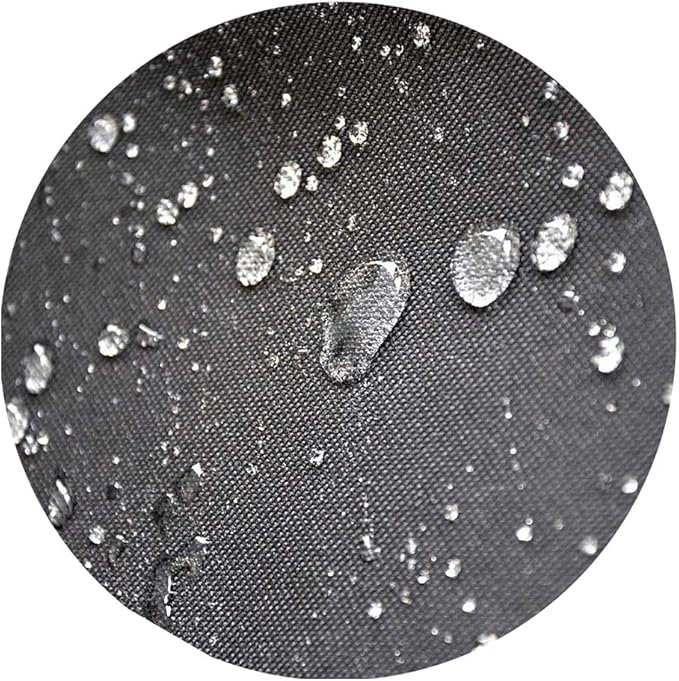 Heavy Duty Waterproof Grill Cover for Char-Griller 2121,2123 Grills and Char-Griller Smokers with Side Fire Box,Black