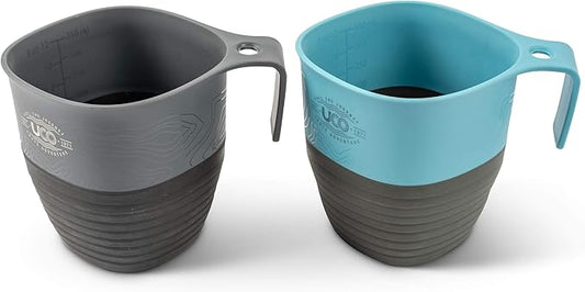 UCO Collapsible Cup for Camping, Backpacking, and Hiking, 12 Ounces (2 Pack)