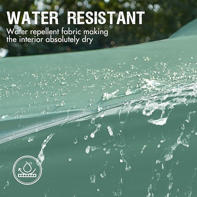 PORTAL 6 | 8 | 10 Person Family Camping Tent with Porch, Big Family Camping Tent with Tall Height, Good Ventilation, Water Resitant Large Tent for Outdoor Camping, Backyard