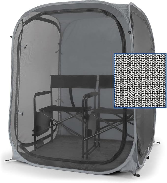 WeatherPod® The Original Shark Tank MyPod™ Mesh 1-2 Person Pop-Up Screen Pod - Keeps Out Bugs, Mosquitos, and Harmful UV Rays - UPF 50 for Maximum Protection from The Sun