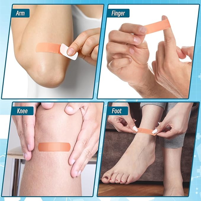 Timgle 3000 Pcs 3/4" x 3" Adhesive Bandages Bulk Waterproof Adhesive Breathable Bandages for Sensitive Skin School Nurses Businesses Travel First Aid Kits Homeless Care Supplies Donations