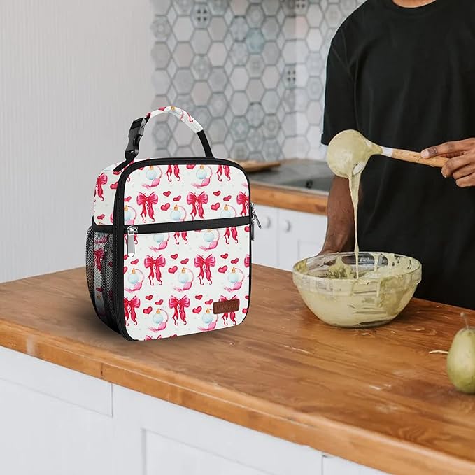 Lunch Box for Men & Women Durable Lunch Bag for Adults Reusable Small Lunchbox Bowknot