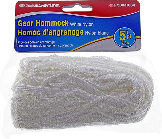 SeaSense Nylon Gear Hammock, White