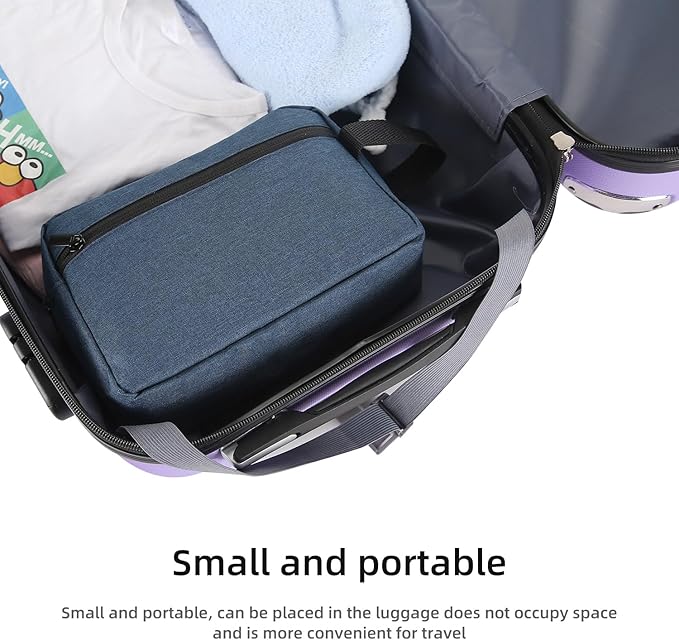 Travel Toiletry bag Toiletry bag for women men Hanging Cosmetic bag Travel accessories for Women Men(Navy blue)