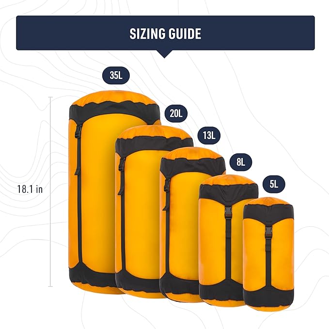 Sea to Summit Ultra-SIL Compression Sack, Ultralight Outdoor and Travel Storage