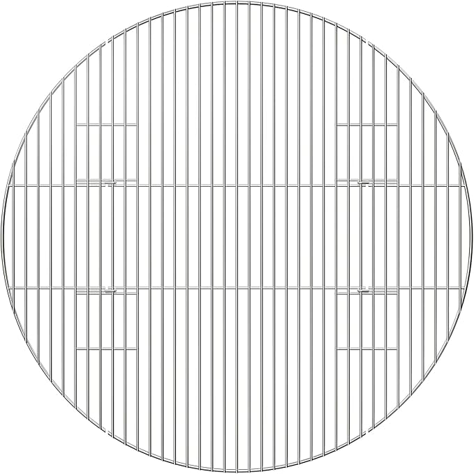 only fire BBQ Solid Stainless Steel Rod Foldable Cooking Grates for Grill, Fire Pit, 30-inch