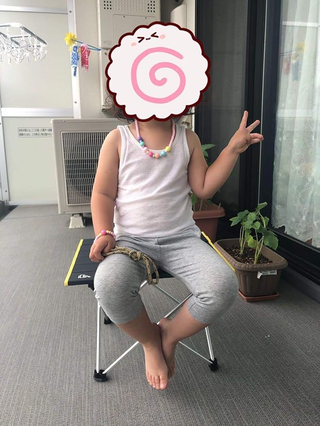 iClimb Ultralight Compact Camping Folding Table with Carry Bag (Black - S)