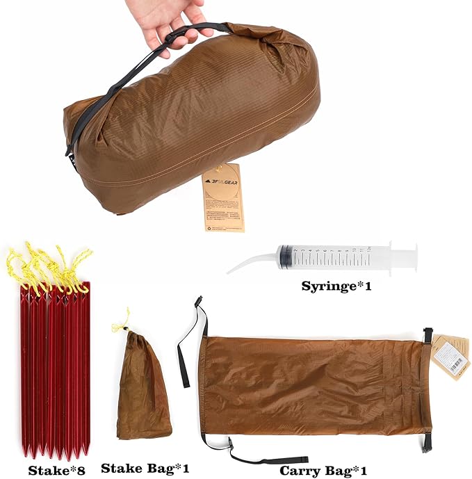 3F UL Gear Lanshan PRO Lanshan Ultralight Tent 4 Season Backpacking Tent for 2 Person, Waterproof Professional Tents for Camping, Trekking, Kayaking, Climbing, Hiking