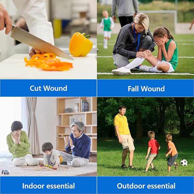 Emergency Wound Closures - 3 Pcs Butterfly Bandages Adhesive Bandages Stitch sutures Zipper Laceration Repair Without Stitches for Wound Care First Aid