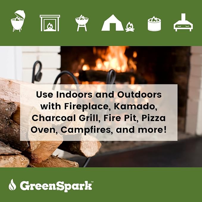 Natural Fire Starters for Grill, Smoker, Pizza Oven,BBQ,Fireplace, Wooden & Pellet Stove, Fire Pit, Long Burn, Waterproof,All Weather, Safe for Indoor/Outdoor Use (Square 400 Pcs)