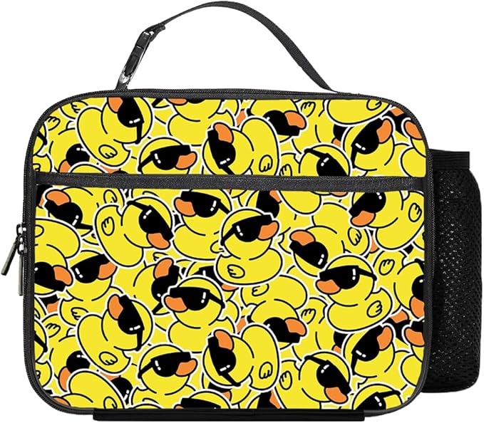 Duck Lunch Bag Reusable Insulated Lunch Box Keep Food Cooler Thermal Lunch Tote for Women Men