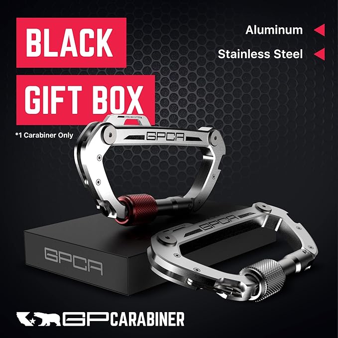 GPCA Carabiner Keychain Clip, Key Organizer, Key Ring, car Key Holder, Multi Tool EDC Gear with Bottle Opener