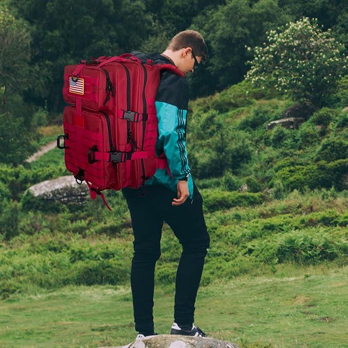 MOLLE Assault Pack, Tactical Backpack Military Army Camping Rucksack, 3-Day Pack