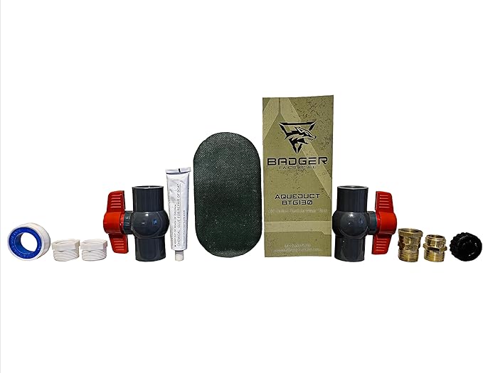 130 Gallon Water Bladder/Food Grade/Water Tank-Includes Brass Fittings for Quick Garden Hose Connection-Emergency Water Storage/Camping Gear/Survival Kit