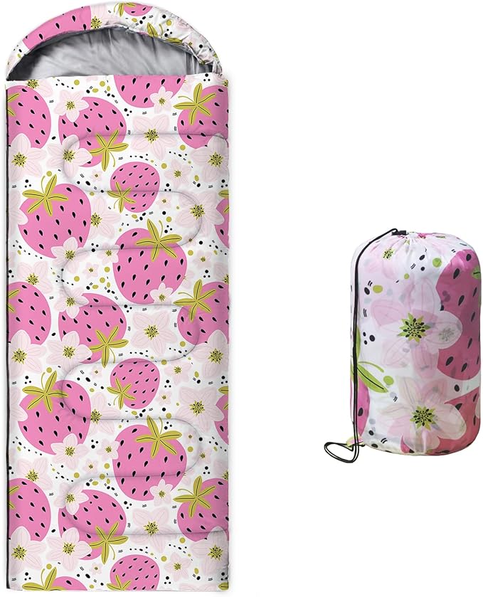 oaskys Camping Sleeping Bag - 3 Season Warm & Cool Weather - Summer Spring Fall Lightweight Waterproof for Adults Kids - Camping Gear Equipment, Traveling, and Outdoors