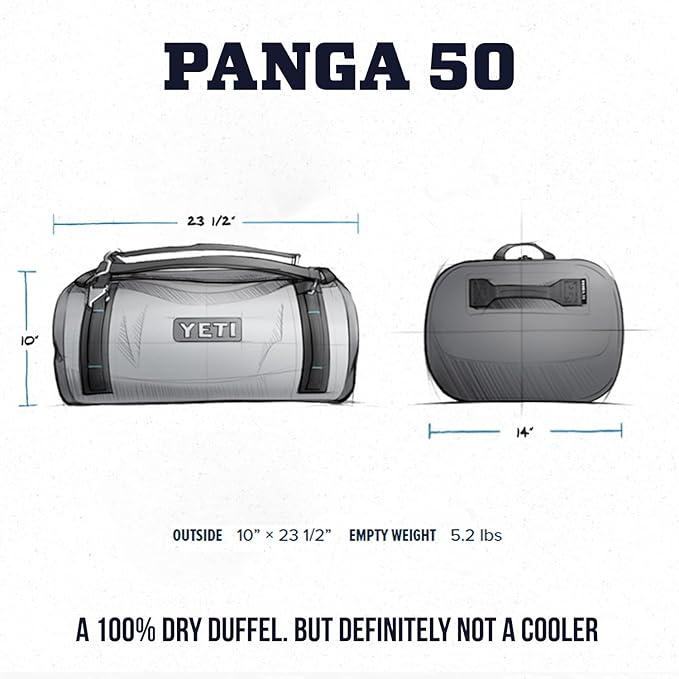 YETI Panga Series Airtight, Waterproof, Submersible, Dry Duffel Bags