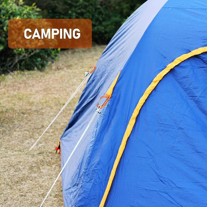 Carabiner,12KN Lightweight Heavy Duty Carabiner Clips,Aluminium Wiregate Caribeaners for Hammocks,Camping, Key Chains, Outdoor and Gym etc,Hiking & Utility