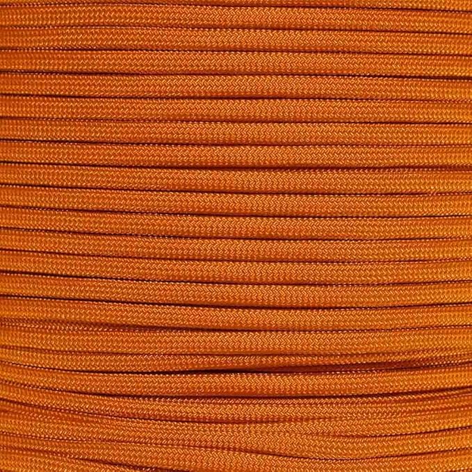 Paracord Planet Yellow 550 Paracord – 7 Strand Type III Paracord for Camping, Crafting, Utility and More! – Goldenrod (10 ft)