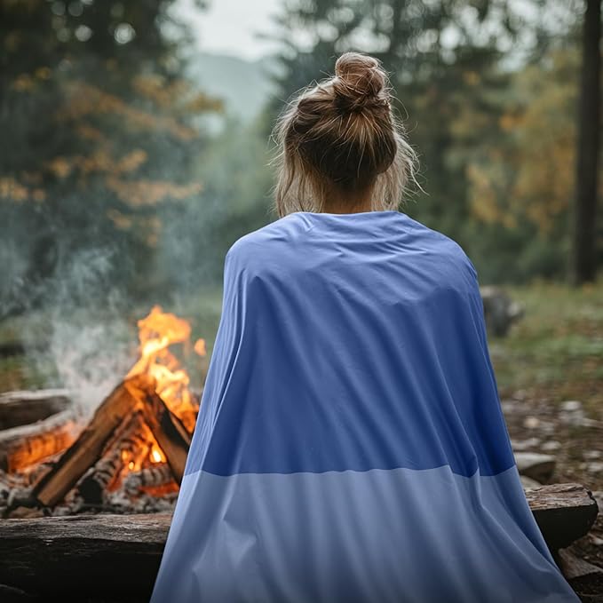 Ultralight Warm Weather Sleeping Bag - Portable, Waterproof, Compact Lightweight, Comfort with Compression Sack - Great for Outdoor Camping, Backpacking & Hiking