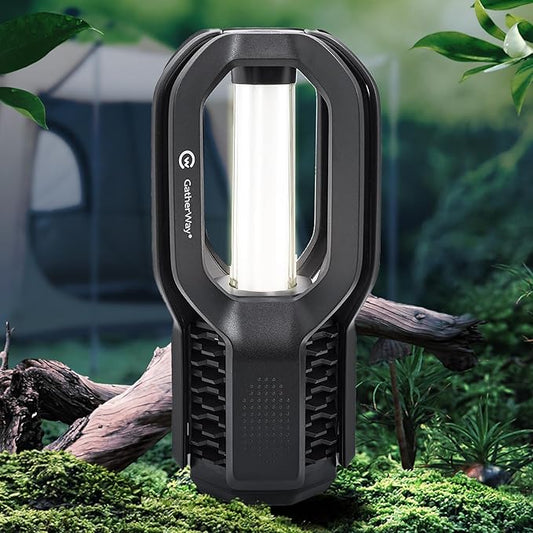 Rechargeable LED Camping Lantern - Free-Grip Design,4 Modes,IP65 Waterproof,3000K Warm Glow, Lightweight Portable Outdoor Light,Emergency Tent Light for Hiking,Backpacking & Home Use