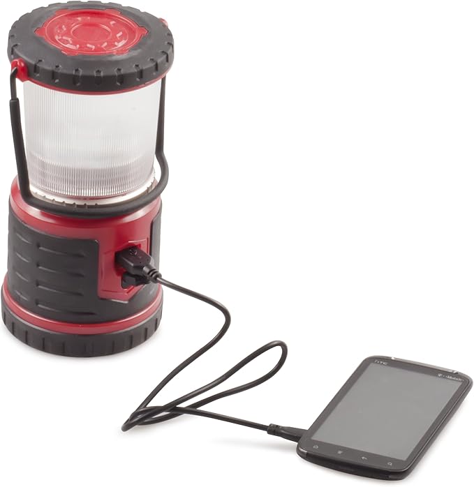 Blazin Bolt Rugged USB Rechargeable Lantern | 1000 Lumen | 350 Hours of Light | Giant 12000mAh Power Bank | 6 Modes | Camping, Emergency, Power Outage, Storm, Blizzard, Hurricane Survival