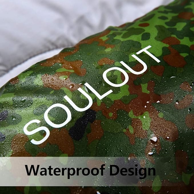 Sleeping Bag,3-4 Seasons Warm Cold Weather Lightweight, Portable, Waterproof Sleeping Bag with Compression Sack for Adults & Kids - Indoor & Outdoor: Camping, Backpacking, Hiking