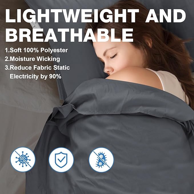 Sleeping Bag Liner, Travel Sheets & Adult Sleep Sack, Ultralight and Portable Summer Sleeping Bag - Ideal for Backpacking, Hotels and Hostels, Business Trips, Camping