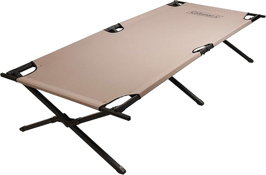 Coleman Trailhead II Camping Cot Easy-to-Assemble Folding Cot Supports Campers up to 6ft 2in or 300lbs Great for Camping Lounging & Elevated Sleeping