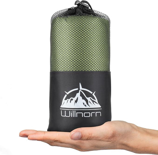 Sleeping Bag Liner,Travel Sheets & Adult Sleep Sack & Self Tan Sleep Sack for Backpacking,Hotel, Hostels, Lightweight Single Camping Sleep Pod