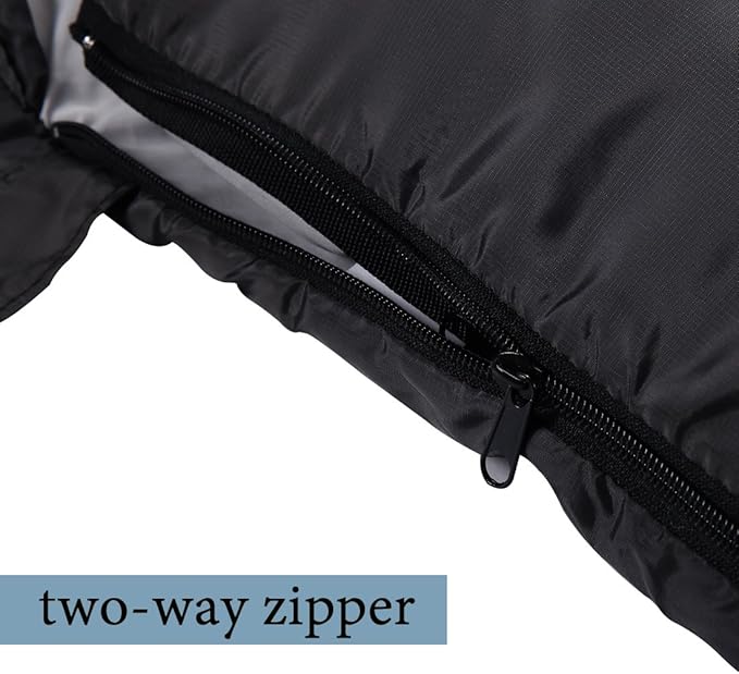 FARLAND Sleeping Bags 30℉ for Adults Teens Kids with Compression Sack Portable and Lightweight for 3-4 Season Camping, Hiking,Waterproof, Backpacking and Outdoors