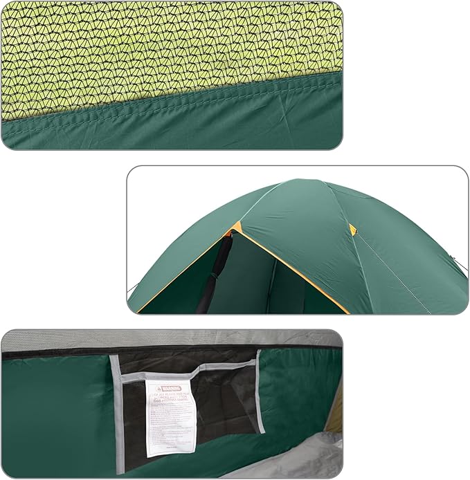 UNP Camping Tent 2/3/4/6 Person Dome Tent, Easy to Set Up for Camping, Lightweight Camping Tent, Portable Camping Tent for Outdoor and Backpacking Beaches