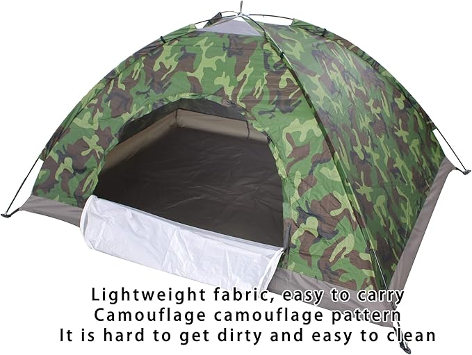 Sutekus Tent Camouflage Patterns Camping Tent Backpacking Tent for Camping Hiking 【Outdoor Equipment】