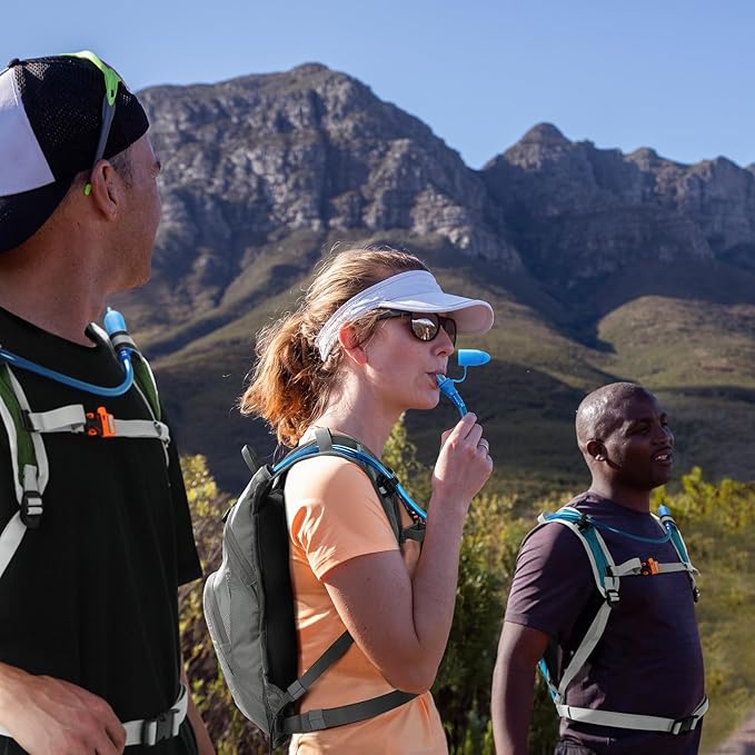 Nepest Hydration Pack Backpack for Women & Men, Lightweight Water Backpack with 2L Water Bladder for Hiking Cycling Running Biking