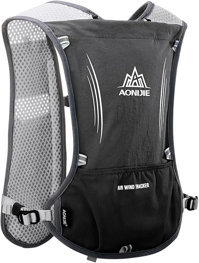 AONIJIE Hydration Backpack Running Vest, 5L Capacity, Multi-Pocket Design, Breathable and Lightweight, Pack for Outdoor Sports - Running, Cycling, Climbing and Hiking