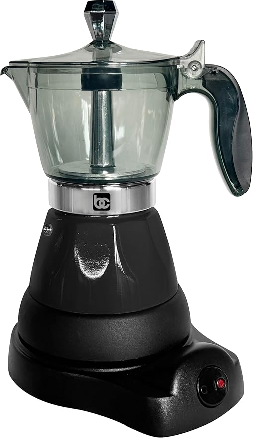 Bene Casa Black Portable Electric Espresso Maker/Cafetera, 1-3 Cups/Shots (1, BLACK)