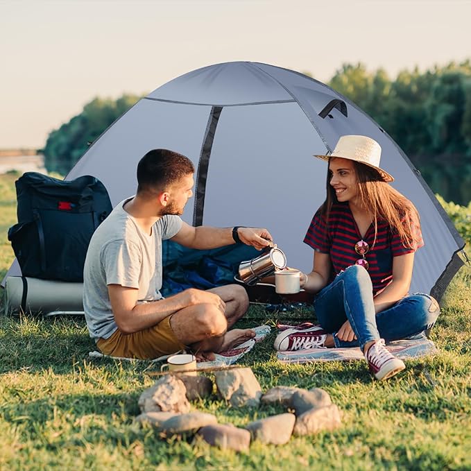 WILDROOTS Backpacking Tent, Mountain Hiking Tent for 2 Person, 4 Season Lightweight Camping Tent