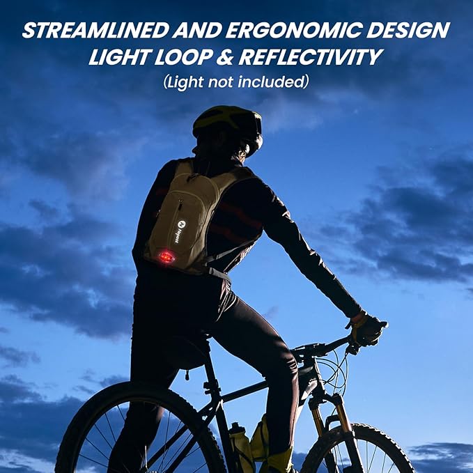 Nepest Hydration Pack Backpack for Women & Men, Lightweight Water Backpack with 2L Water Bladder for Hiking Cycling Running Biking