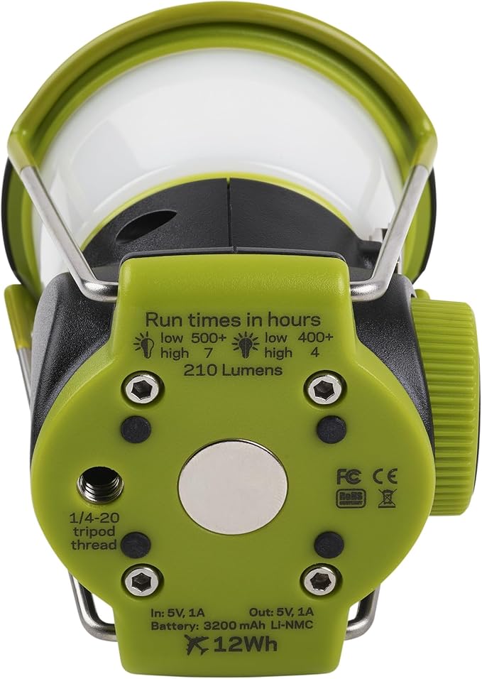 Goal Zero Lighthouse Mini Core Lantern, Small Solar-Powered and USB Lantern for Camping and Emergency Use