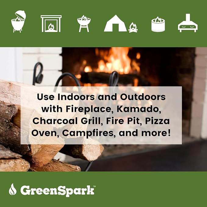 Natural Fire Starters for Grill, Smoker, Pizza Oven,BBQ,Fireplace, Wooden & Pellet Stove, Fire Pit, Long Burn, Waterproof,All Weather, Safe for Indoor/Outdoor Use (140 Pcs)