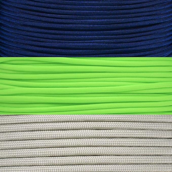 Paracord Planet Pro-Football Team Paracord Kits – 100 Feet – Number of Colors Included Depends on Team – Lanyard Keychain Hunting Hiking Camping