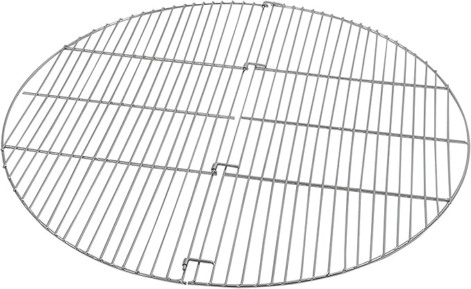 Sunnydaze Foldable Fire Pit Cooking Grill Grate - Heavy-Duty Portable Chrome-Plated Backyard Outdoor BBQ Campfire Cooking Rack Accessory - 36-Inch Surface
