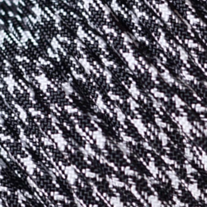 Parachute 550 Paracord Type III 7 Strand - (Black and White Camo, 100 Feet)