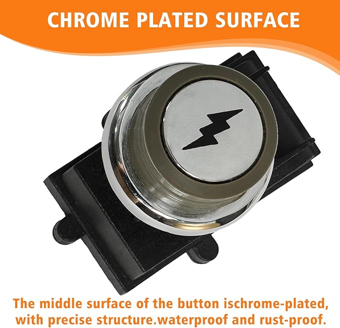 SafBbcue 65737 Igniter Kit for Weber Performer Platinum and Performer Deluxe(2013 and Newer), Grill Replacment Part for Weber Electronic 2-Outlet Ignition Kit, Replaces for Weber 65737, Black