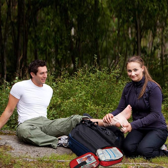 AOUTACC Nylon First Aid Kit Empty, Travel Empty First Aid Kit Pouch Bag for Emergency at Home, Office, Car, Outdoors, Boat, Camping, Hiking(Bag Only)