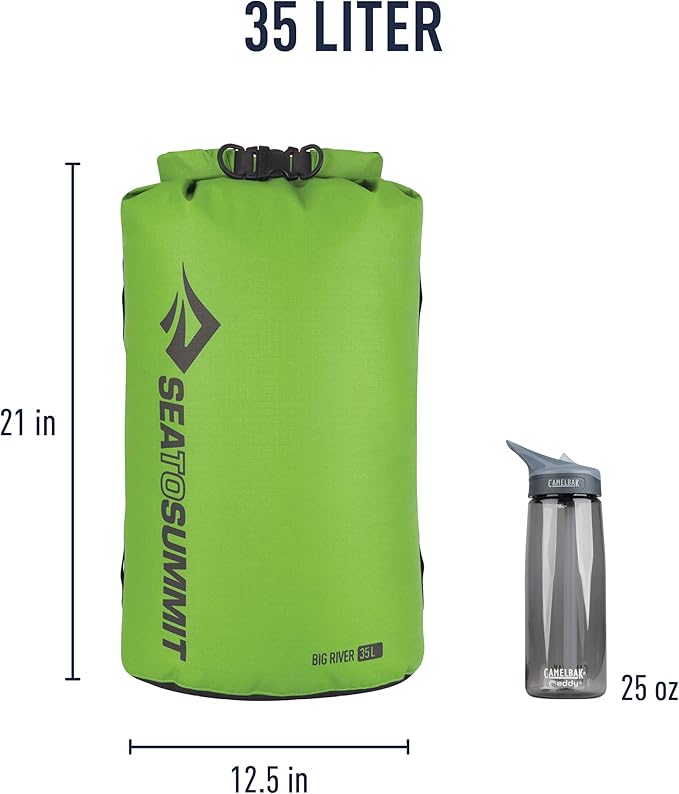 Sea to Summit Big River Dry Bag, Ultra-Durable Roll-Top Dry Storage